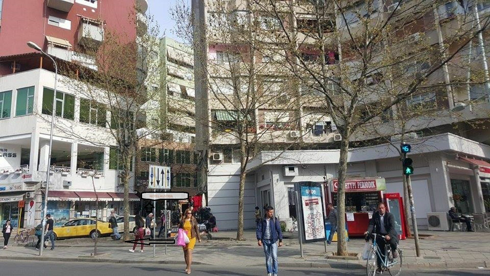 Hotel Austria Тирана Экстерьер фото